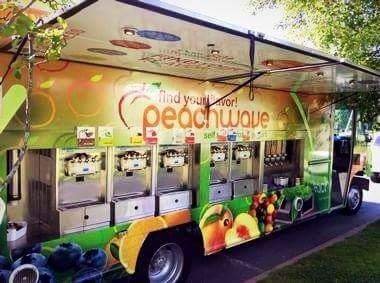 The Peachwave mobile truck!