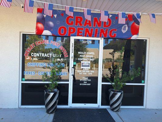 Entrance - Wesley Chapel Post Office