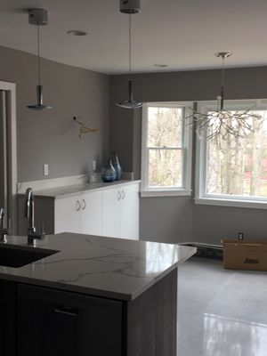 Kitchen pendant and ceiling fixtures