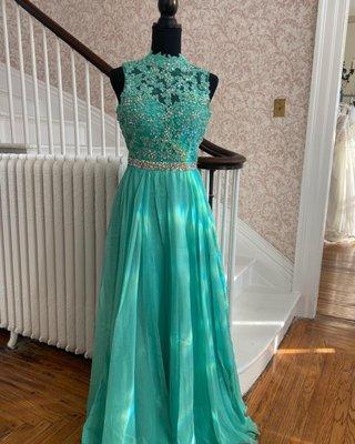 Teal Prom Dress