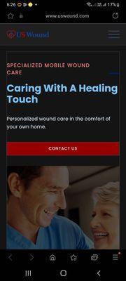 Wound Care In US  website picture