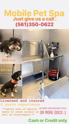 Ian’s Pet Spa Mobile Groomer