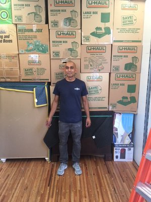 Sal, driver and crew chief for Belfor Moving, Call  707-586-6662 to book today!