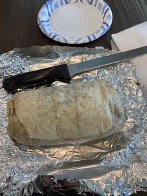 Huge burrito!