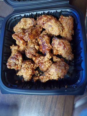 Supposedly BBQ covered wings.