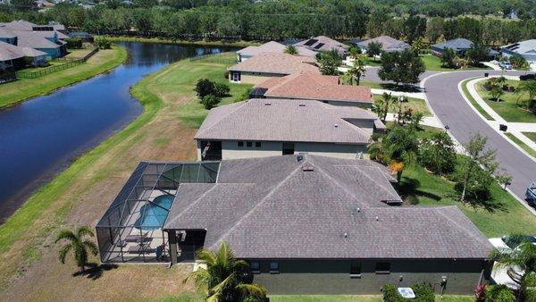 New roof by Blue Collar Roofing -Sarasota