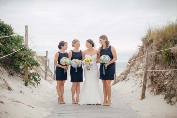 Of the bridesmaids dresses, Sienna altered the one all the way to the right. So perfect!!