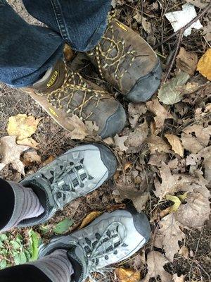 Hiking shoes saved the day!