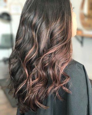 Rose Gold Waves