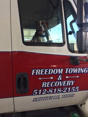 Freedom Towing is dog friendly! All passengers welcome!