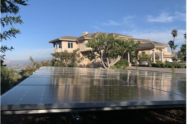 Residential Ground Mount Solar System