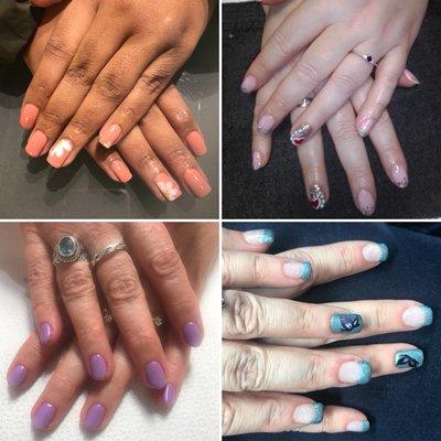 Gelish Polish 
 Nail Art