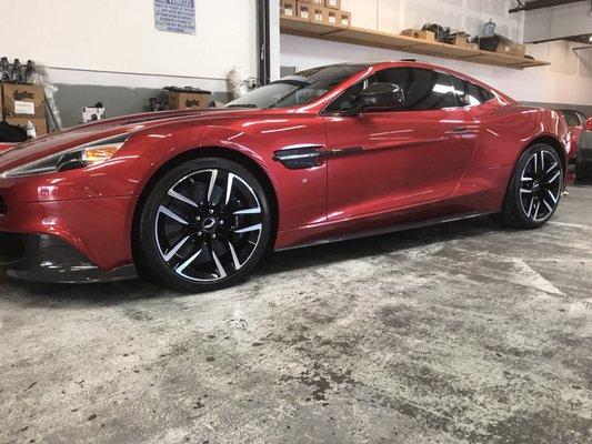 2017 Aston Martin Vintage S Wrap With Xpel Ultimate, Paint correction and Ceramic Pro Gold Package