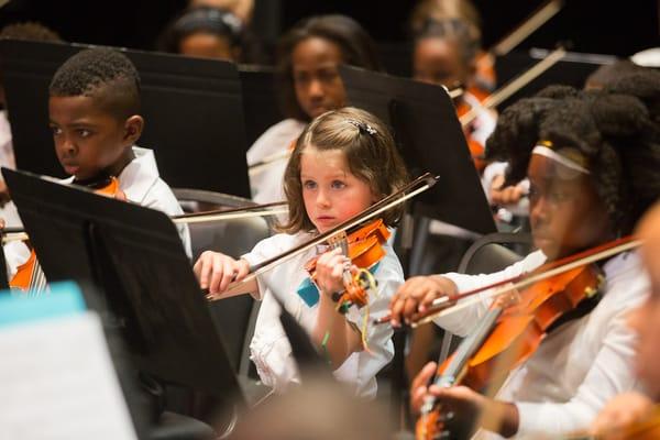 DCYOP offers orchestra for students with 1+ years of experience