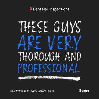 Bent Nail Inspections