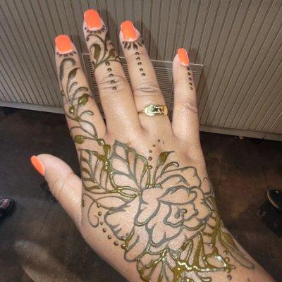 I recently got henna and with my bail color looked great