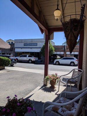 Grand Canyon International hostel- View from front door