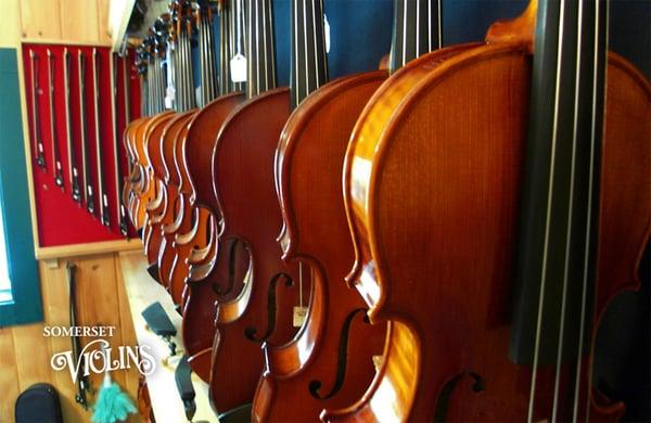 Somerset Violins is a full-service violin shop for instruments and repairs.