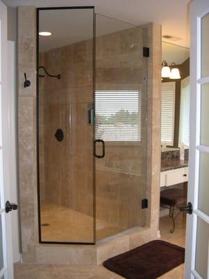 Master bath tile shower in West Linn