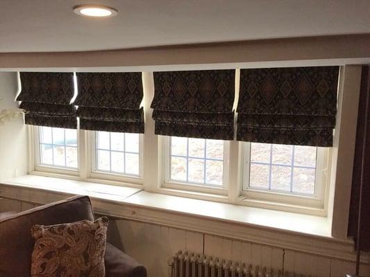 Custom Roman Shades