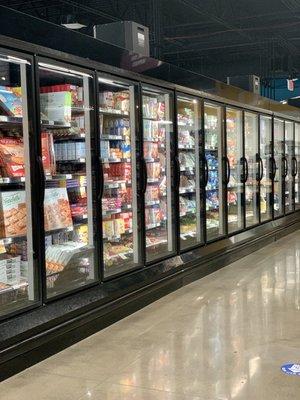 Frozen food section