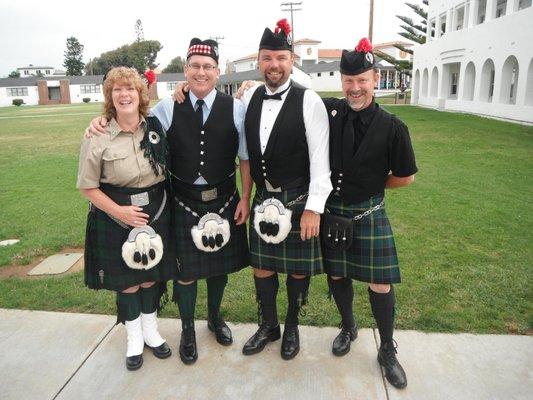 The High Desert Scots attend the College of Piping 2010