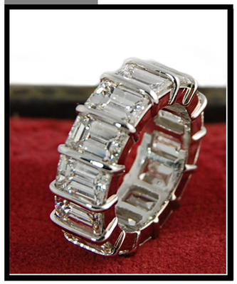 Lady's Platinum Eternity Band