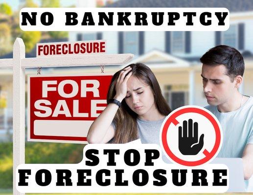 STOP THE FORECLOSURE SALE DATE WITHOUT FILING BANKRUPTCY