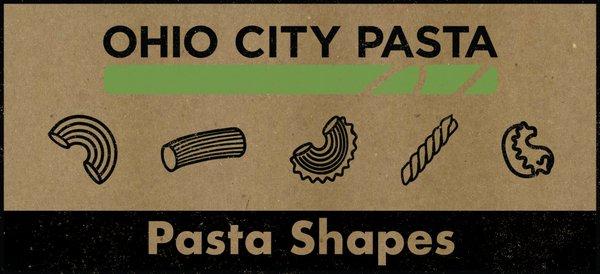 Ohio City Pasta shapes