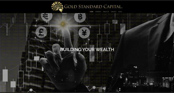 Website for Financial Money Company.