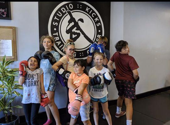 Cool kids at Youth boxing