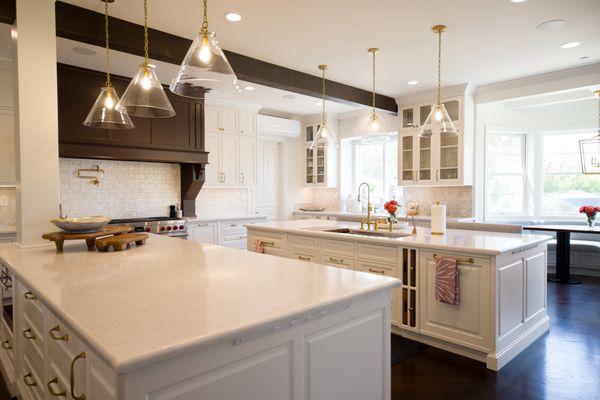 Custom Kitchen in Orange Park Acres. Featuring two large islands.