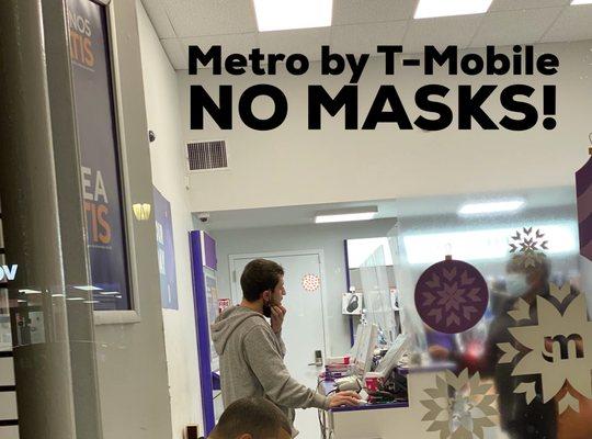 METRO NO MASKS