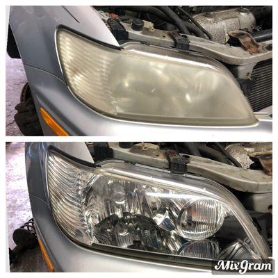 Restored the headlights