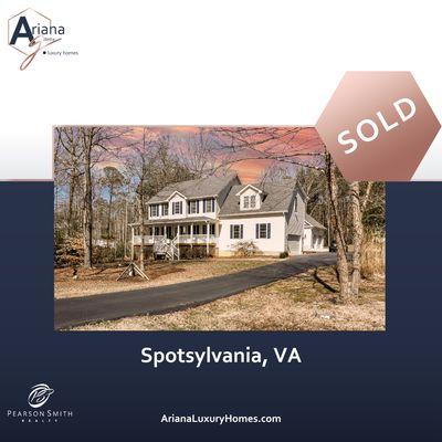 SOLD IN SPOTSYLVANIA VIRGINIA