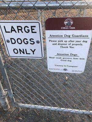 Large dog side