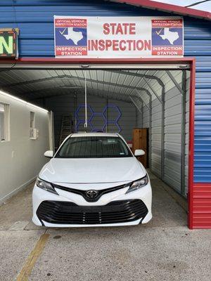 Camry car inspection