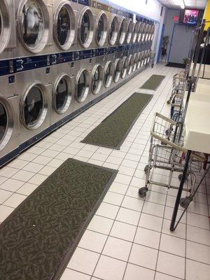 Plenty of dryers  to choose from.