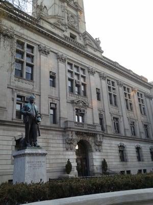 In front of City Hall Main Street Paterson