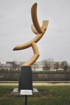 Art sculptures at White River State Park