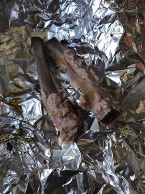 What is left! My puppies are going to really enjoy these bones!