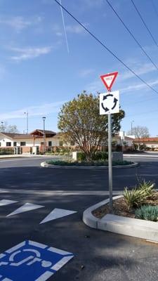 Roundabout Sign