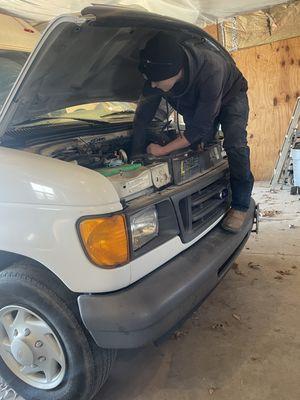 Replacing an alternator