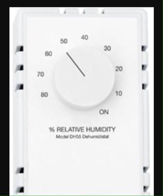 The humidistat controlls how much humidity you have in the air during the winter