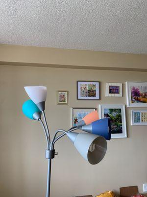 Lamp was only $15 and brightens up the room so well