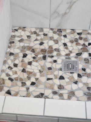 Custom shower pan