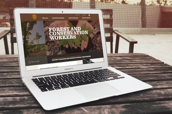 Website development for lumber industry career paths.