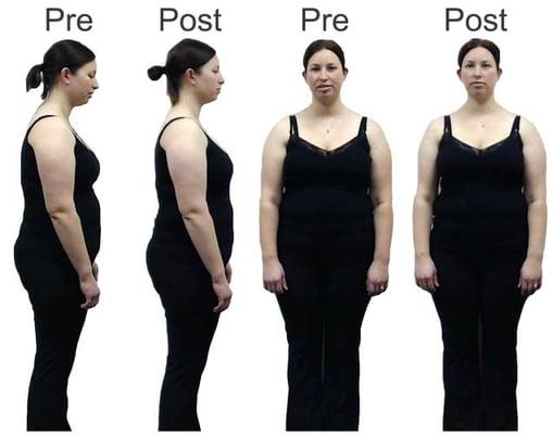 Big change in 20 minutes. Look how her proportions have changed. She looks much thinner.