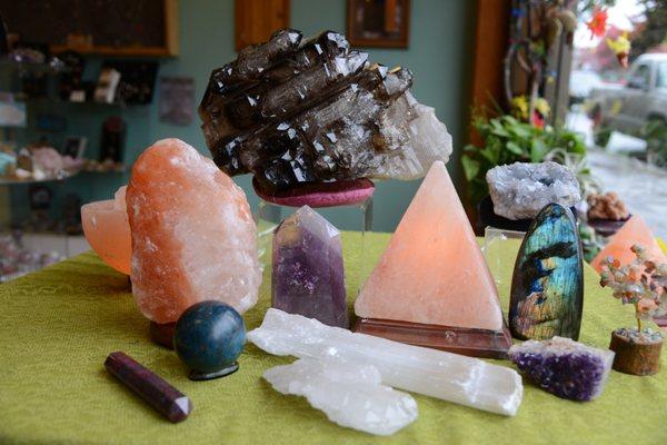 We have a huge selection of gemstones and minerals from all over the World.