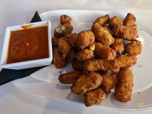 Beer battered cheese curds